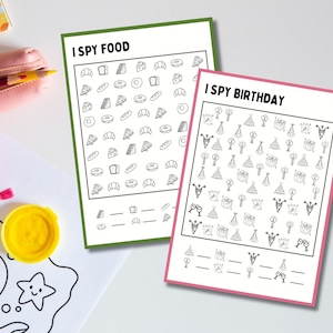 I Spy Puzzle Games for Kids, Printable I Spy Puzzle, Kids I Spy Games, Kids Activity Puzzles, Educational I Spy Puzzles Games, Fun Learning