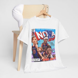 Unisex Nova Boys Comic Book Cover T-Shirt - Featuring Jalen Brunson, Josh Hart, & Donte DiVincenzo