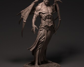 VAMPIRE 3d print statue diorama movie stl model dc comic hero miniature model kit digital file.