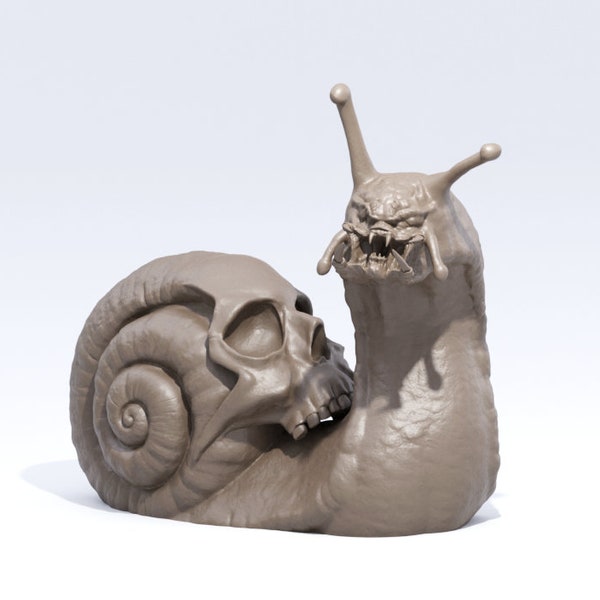 PREDATOR SNAIL  3d print statue marvel stl model dc comic hero miniature model kit digital file.