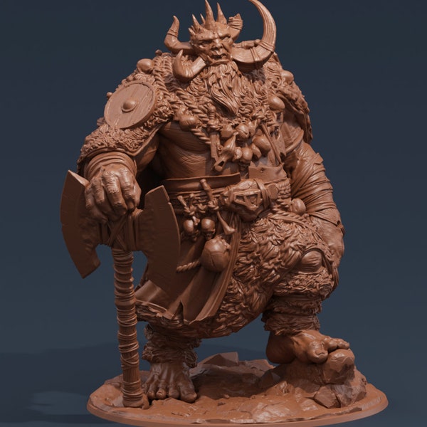 TROLL KING 3d print model STL file digital download miniature model kit