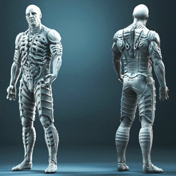 Prometheus 3d print statue manga stl model dc comic hero miniature model kit digital file.