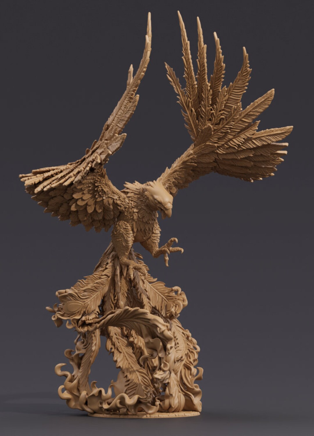 STL 3D Model Digital Download PHEONIX Bird DND 3d Print File Model Kit ...