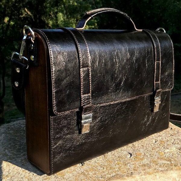 Wooden Briefcase - Etsy