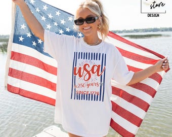 USA 250 Years Since 1776 Shirt,America 250th Anniversary Tee,Patriotic 4th of July 2026 Shirt, patriotic family shirt,4th July Family Shirts