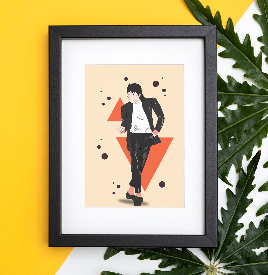 Michael Jackson Frame Customized Photo Frame Matte Etsy