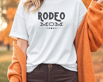 Rodeo Mom - Cowboy Collection Comfort Colors 1717 Unisex t-shirt Mom Rodeo Tee Cowgirl Western Mom Vintage Rodeo Cowboy Fan