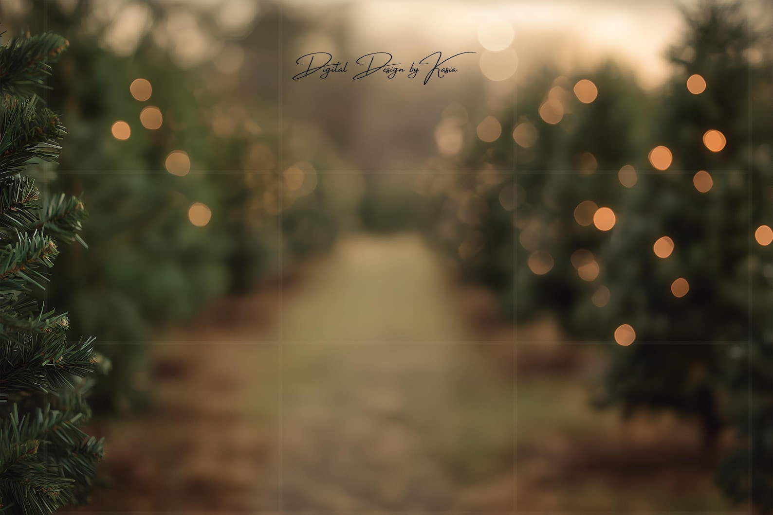Christmas Tree Farm Digital Backdrop: Winter Holiday Bundle (JPG) - Etsy