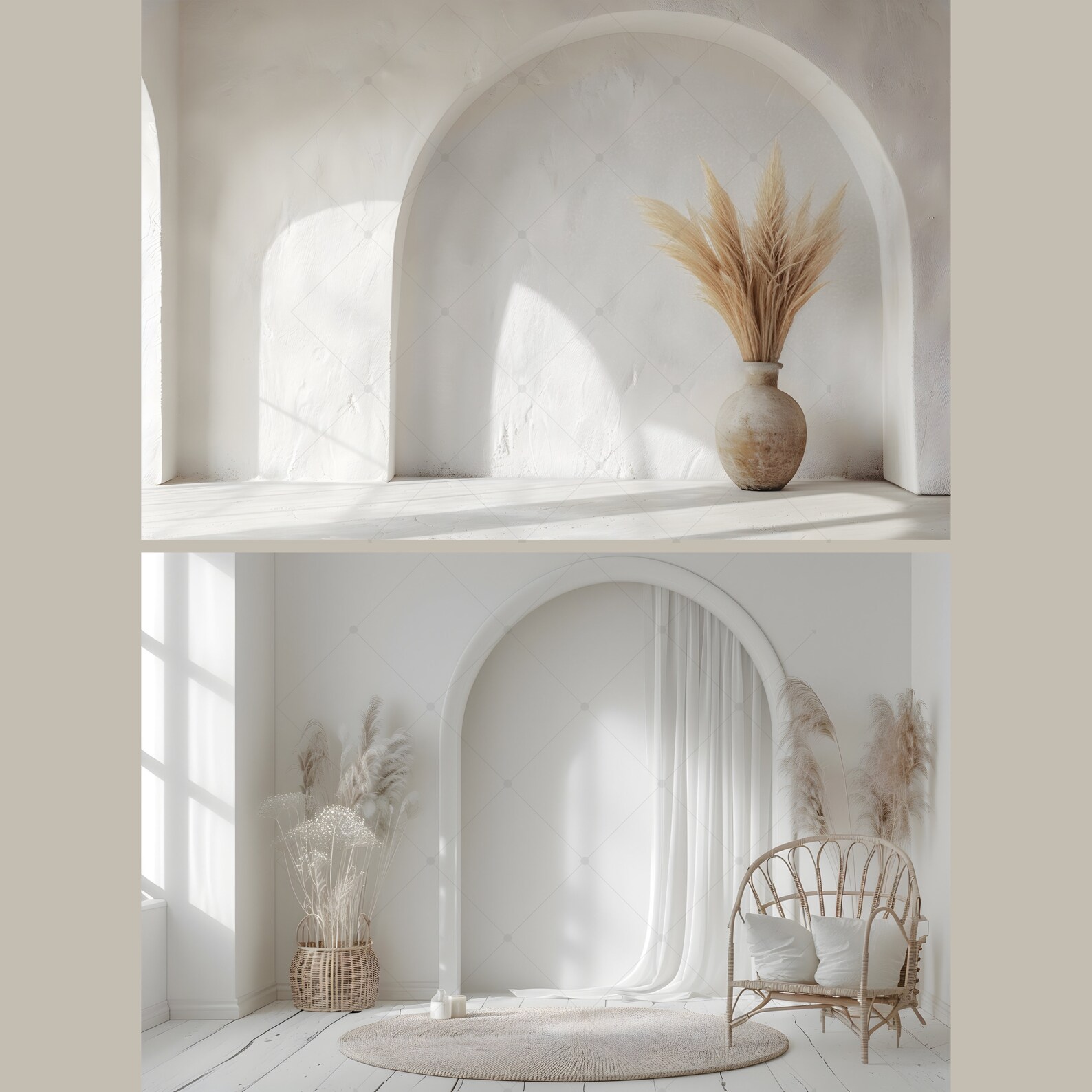 Boho Arch Maternity Digital Backdrop Bundle (digital Download) - Etsy