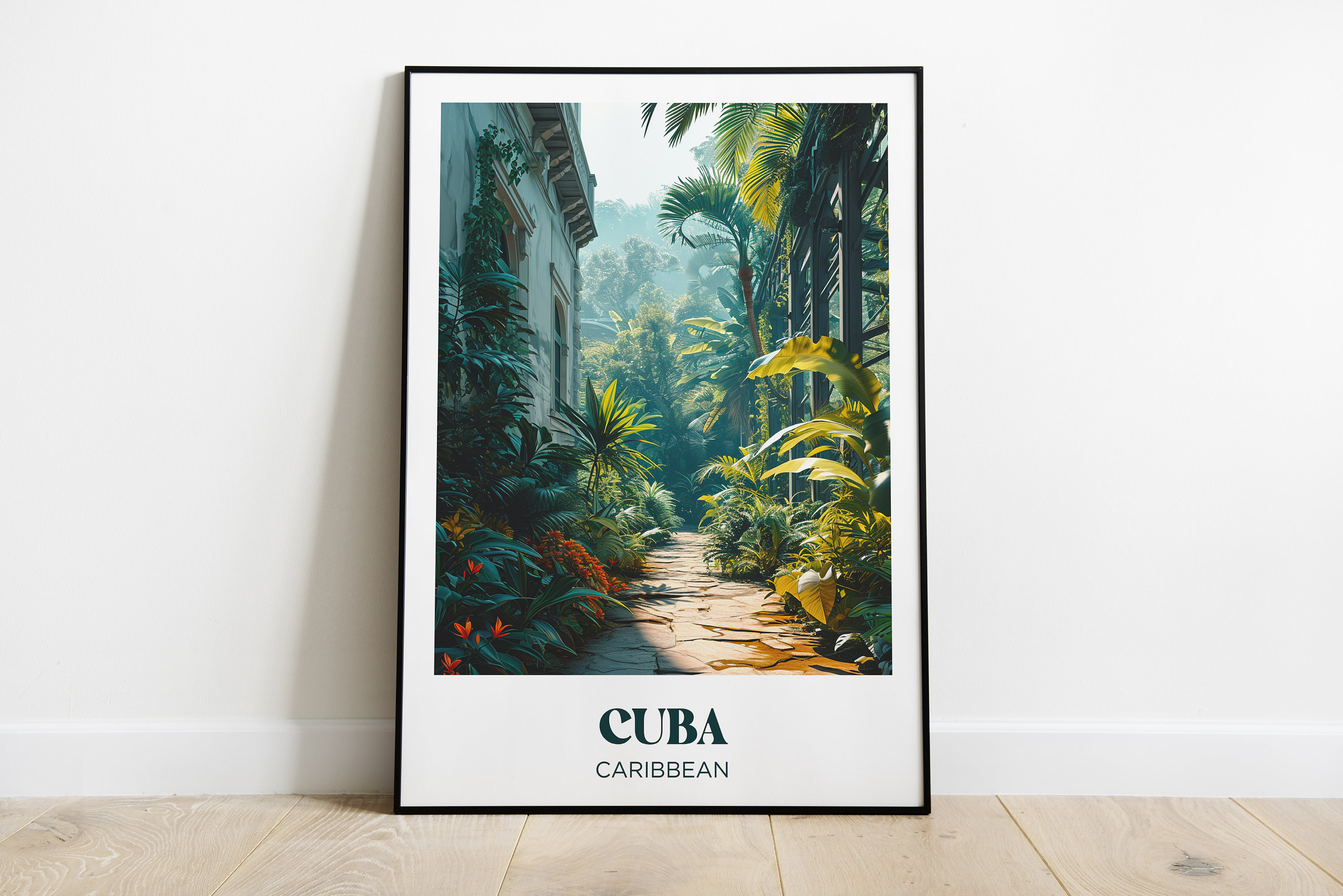 Référence R 41 - Huile sur toile 50x50cm encadrée caisse américaine