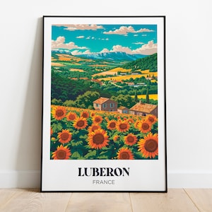 Provence Travel Poster,French Provence Wall Art Print,Provencal farmhouse Painting Illustration,Printable French Watercolor Home Decor