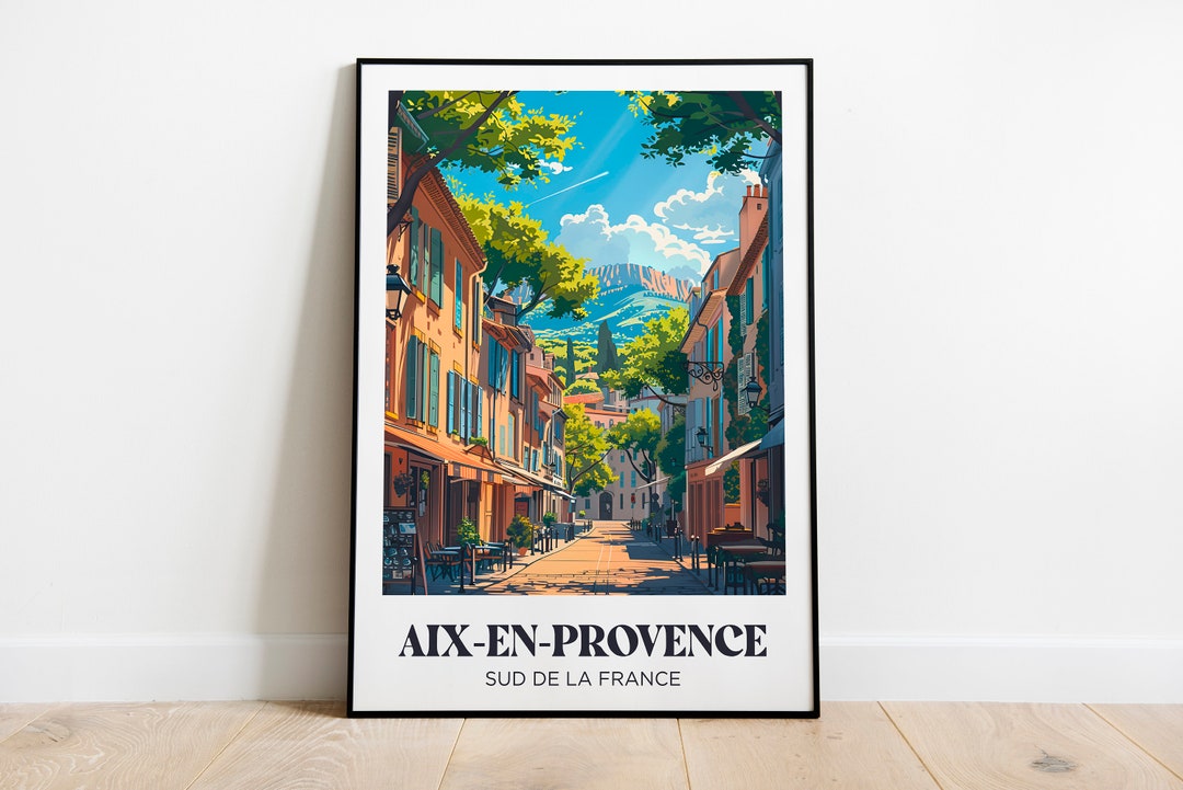 Aix-en-provence Poster Aix-en-provence Illustration Aix-en-provence ...