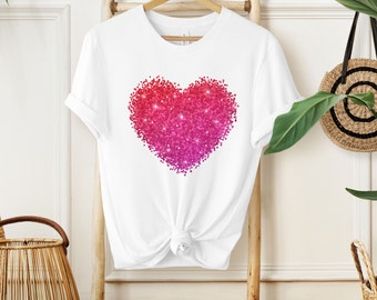 Regalo de San Valentín, Camisa de corazón, Camisa de San Valentín, Regalo de pareja, Camisa de amor, Regalo de relación, Regalo de novia, Regalo romántico