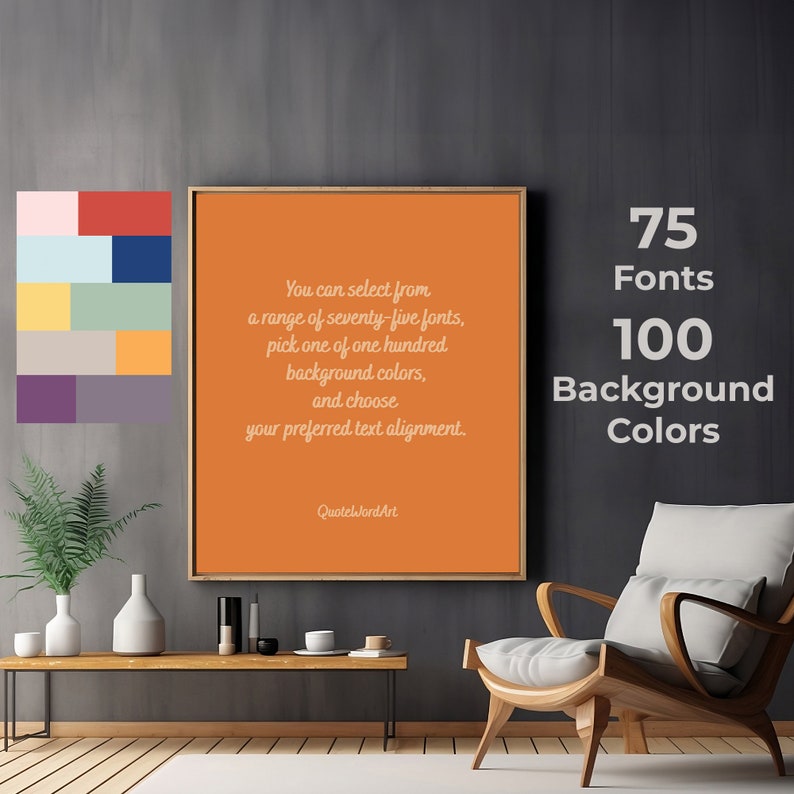 Downloadable Custom Quote Print Custom Text Poster Custom Text Print