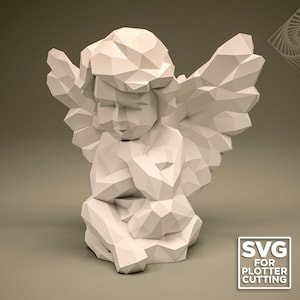 Digital download of a set of DIY crafts for Angel: instant download of PDF templates and SVG files for Cricut.