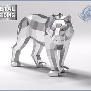 Descarga la plantilla digital de Metal Tiger: descarga instantánea de archivos DXF y PDF.