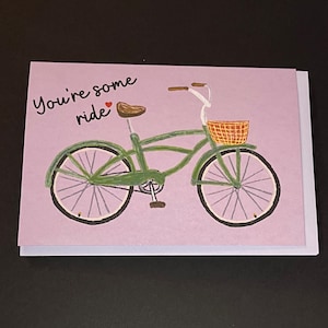 Carte d'anniversaire drôle et grossière / Carte de la Saint-Valentin / You're some ride