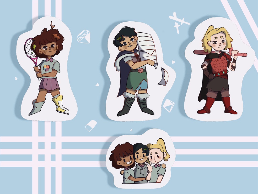 Amphibia Girls Stickers - Etsy