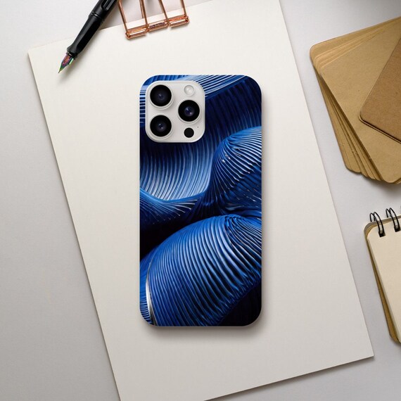 Blue Swirls Slim case