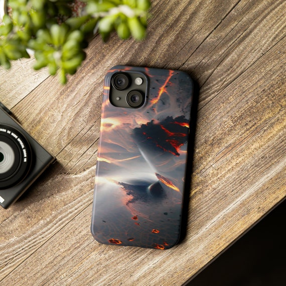 Black Hole Slim Phone Cases