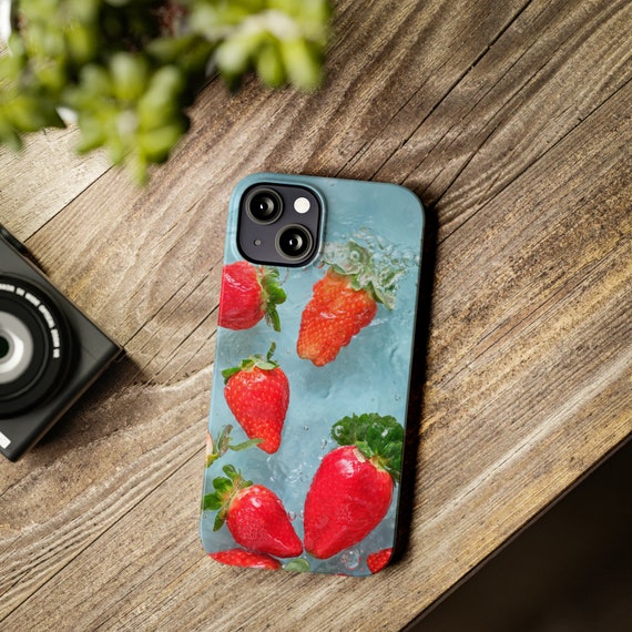 Juicy Strawberries Slim Phone Cases