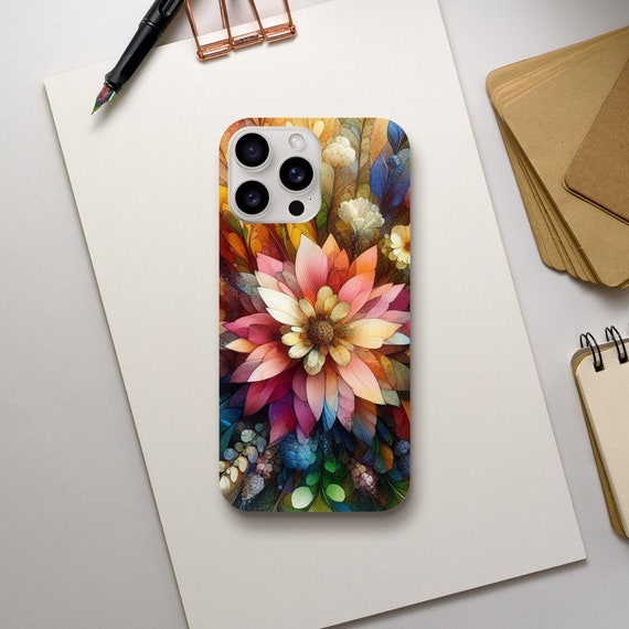 Water Colored Flower Slim case
