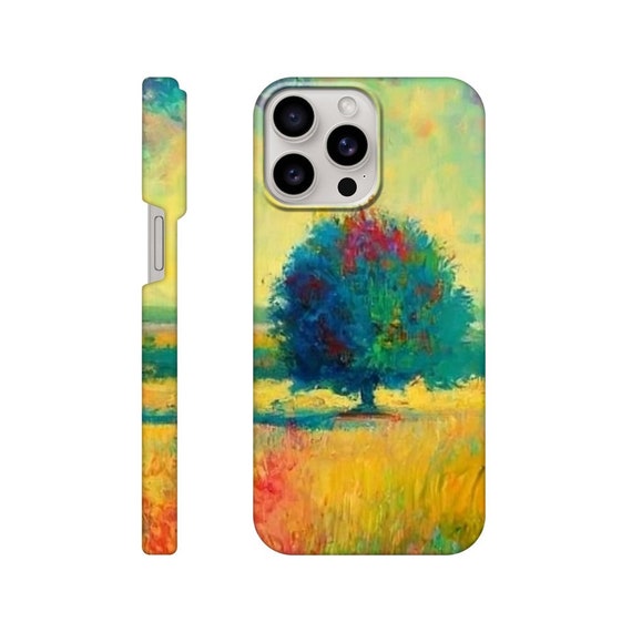 Watercolored Tree Slim case