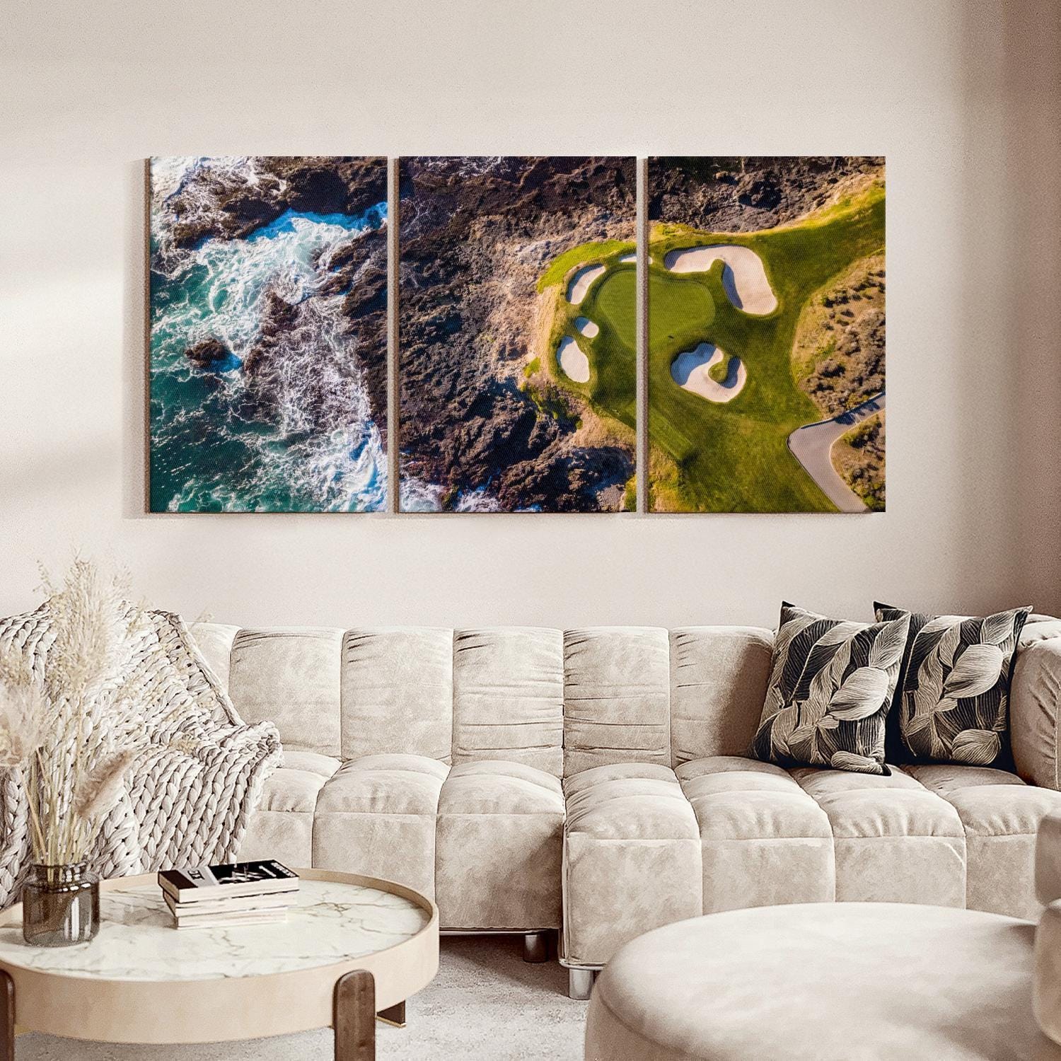 Golf Triptych - Etsy