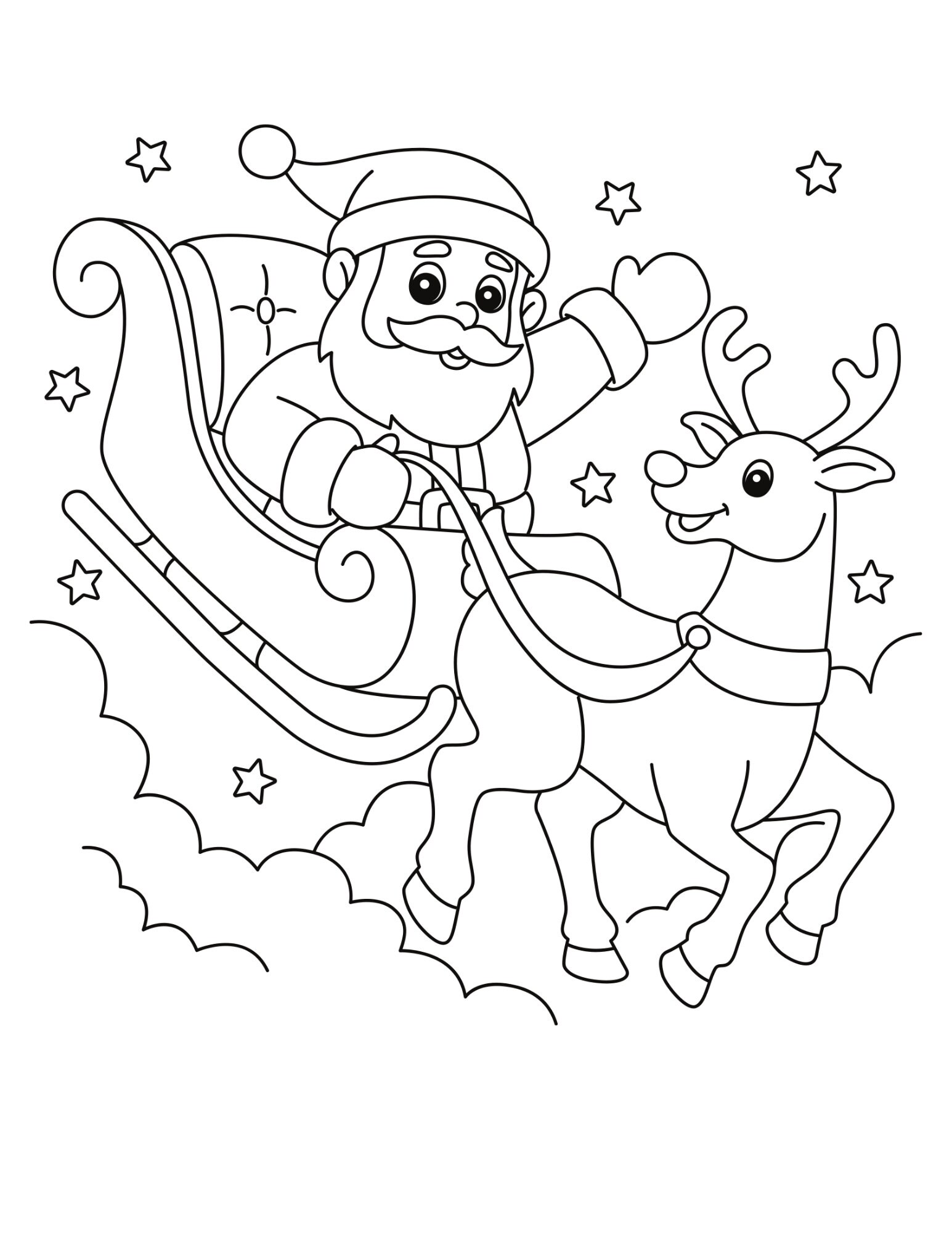 25 Easy Christmas Colouring Pages Instant Digital Download - Etsy