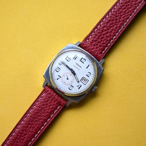 Vintage Tärnan Watch - 1970s - Mechanical Manual Winding Movement - Vintage Watch - Square Case Design - Date Window - Gents
