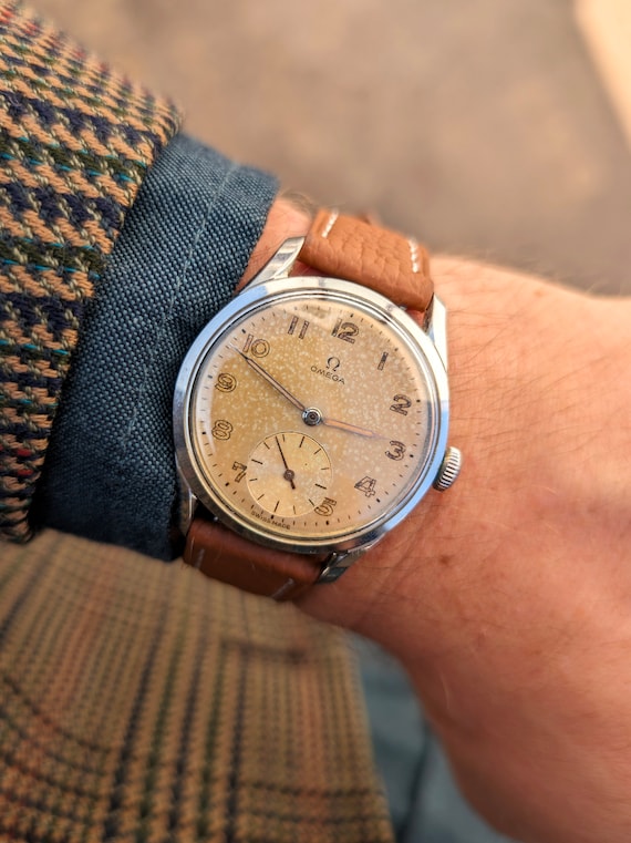Vintage Omega Jahr 1950 Mechanische Uhr Handaufzugswerk Swiss Made Sekundenbruchteil Ref. 2639 2 Etsy