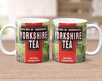Yorkshire Tea Mug, Personalized British Vibe