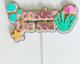Adorno para tarta de Oneder el mar