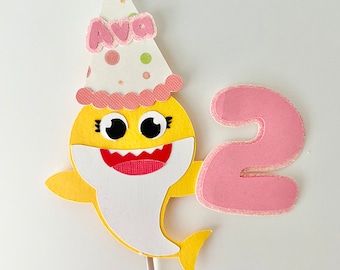 Décoration de gâteau requin