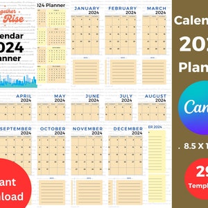 September Calendar - Etsy