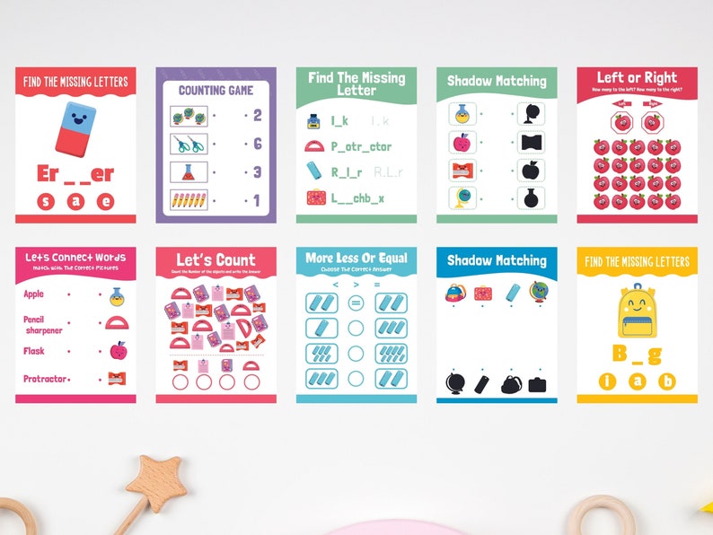 Kidergarden learning instant download alphabet coloring pages