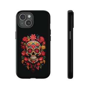 Day of the Dead Phone Case, Día de Muertos Phone Case, Día de los Muertos Phone Case, iPhone 15, iPhone 14, iPhone 13, Samsung, Google Pixel