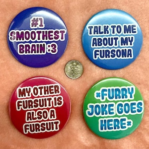 Furry Meme Buttons (2.28&quot;)