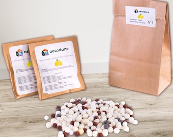 Ricarica per bucato ecologica economica 1 anno | 240 lavaggi | Per lavatrice ricaricabile a sfera di lavaggio | Perle da bucato | Limone