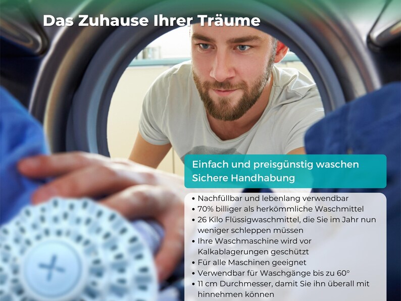 Der Aecodune-Waschball ist ein idealer Begleiter für zu Hause und auf Reisen, einfach zu verwenden und für immer wiederverwendbar