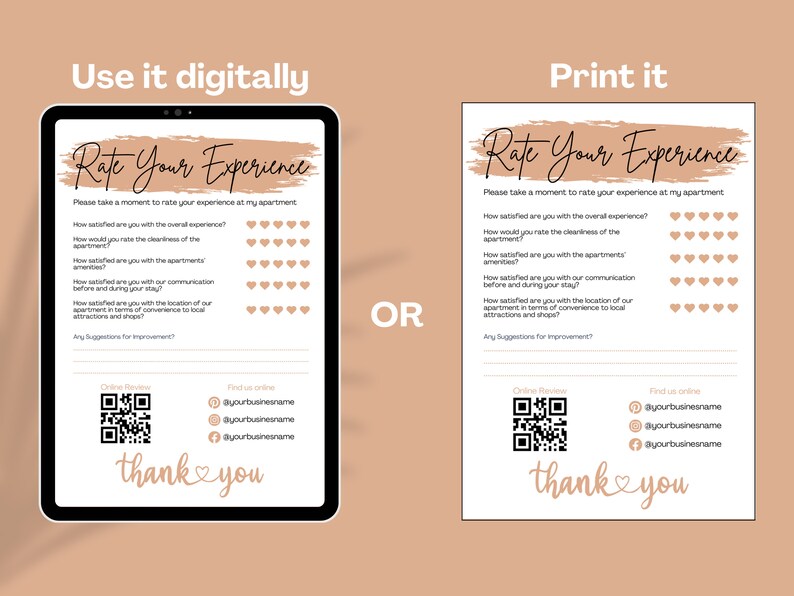 Airbnb Feedback Form Canva Template VRBO Feedback Form Template airbnb-feedback-form-canva-template-vrbo-feedback-form-template