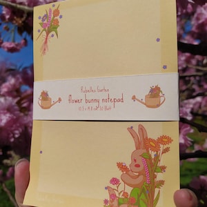 Flower Bunny Notizblock 'Flora'