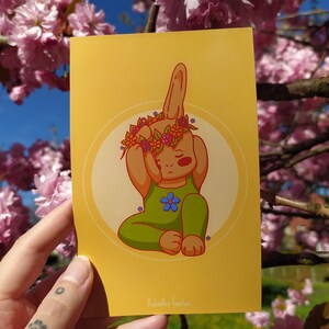 Flower Bunny Photo Print 'Flora'