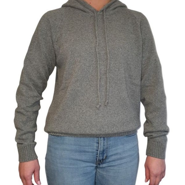 100% Cashmere Hoodie, Sweatshirt Kapuzenpullover Damen Herren Unisex Made in Italy