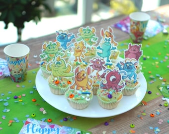 Edible monster cake decorations – creative cake decorations for your monster party