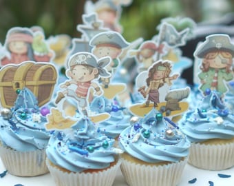 Edible pirate cake decorations – creative cake decorations for your pirate party