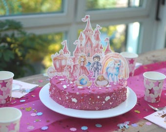 Edible princess cake decorations – creative cake decorations for your princess party