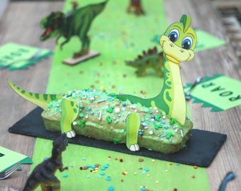 Essbare Dinosaurier-Kuchendeko – kreative Tortendekoration für deine Dinoparty