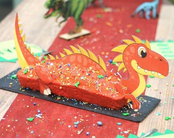 Essbare Dino-Deko für deinen Kuchen