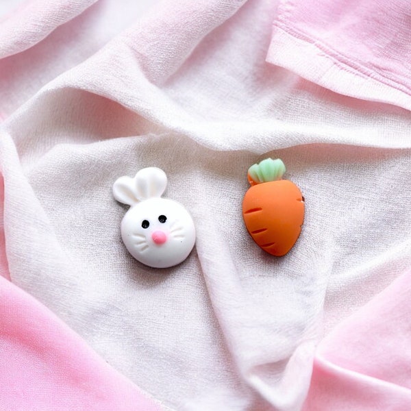 Boucles d'oreilles | Lapin et Carotte | Duo Rigolo | Kawaii Mignon